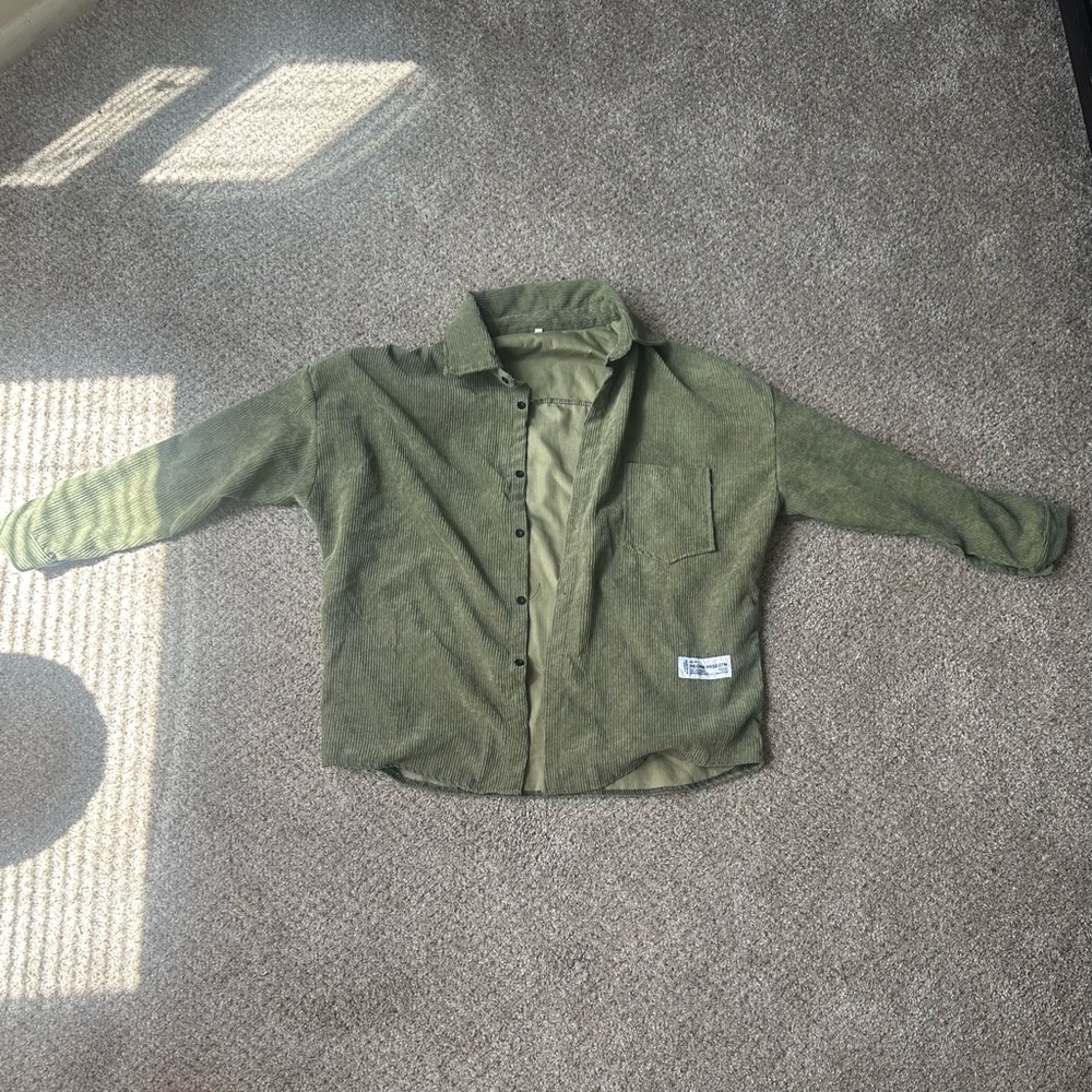 Green Cardigan